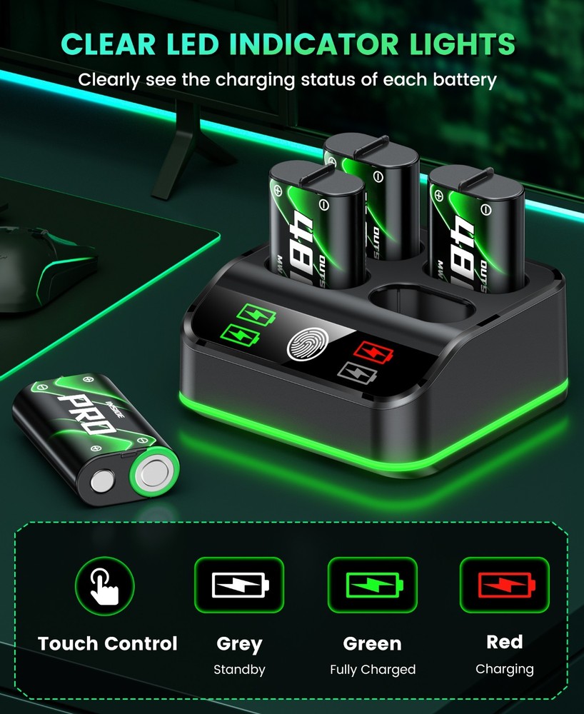 For Xbox One/Xbox Series X S Charging Cable Controller Rechargeable Battery Pack