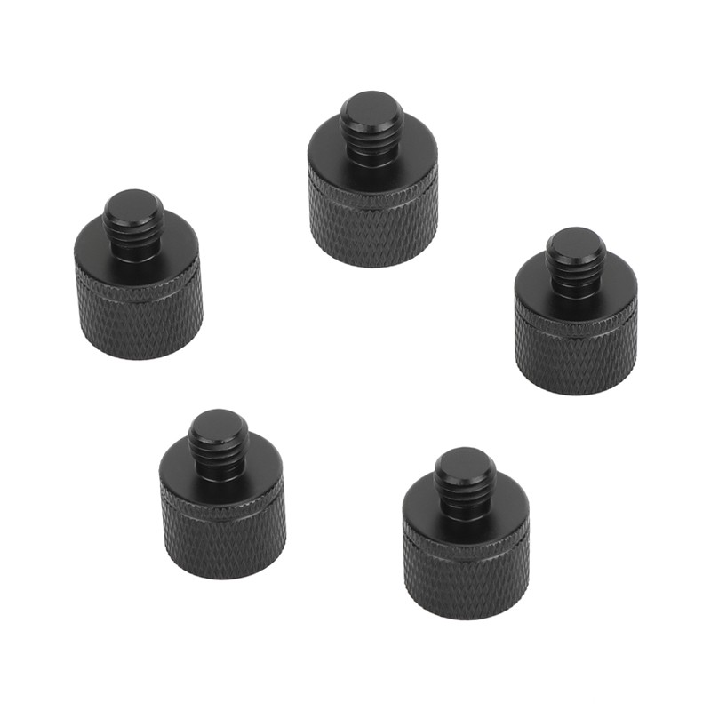 5Pcs CAMVATE 1/4"-20 Female to M8 Male Thread Screw Adapter