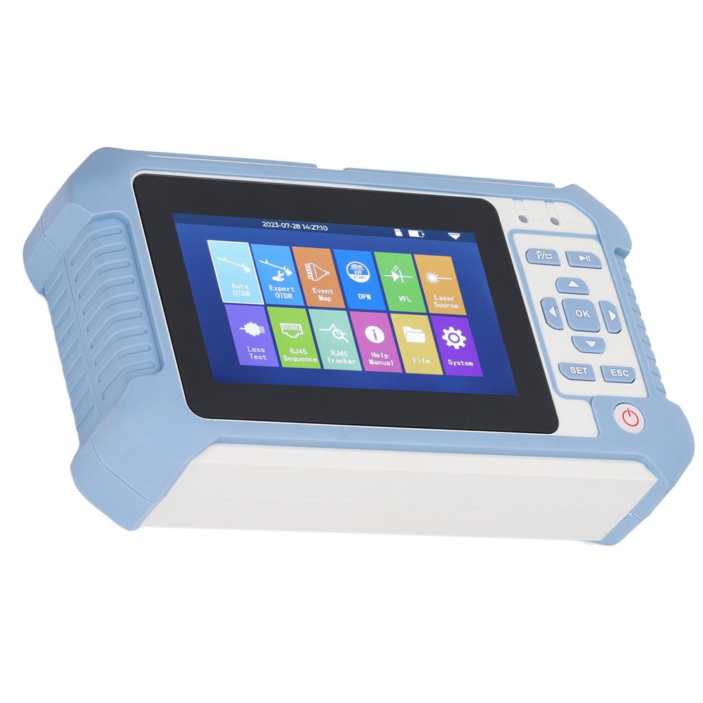 US Plug OTDR Tester Multifunctional Optical Time Domain Reflectometer Wit