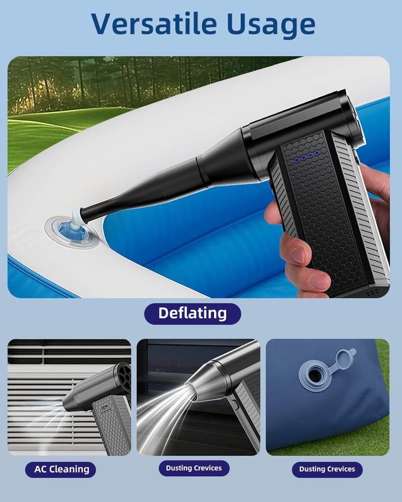 Compressed Air Duster kit-Blower-pc Duster Electric-130000RPM- Replace Compre...