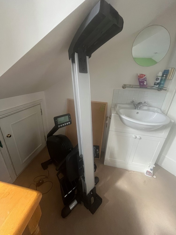 Foldable BodyMax RM60 rowing machine used