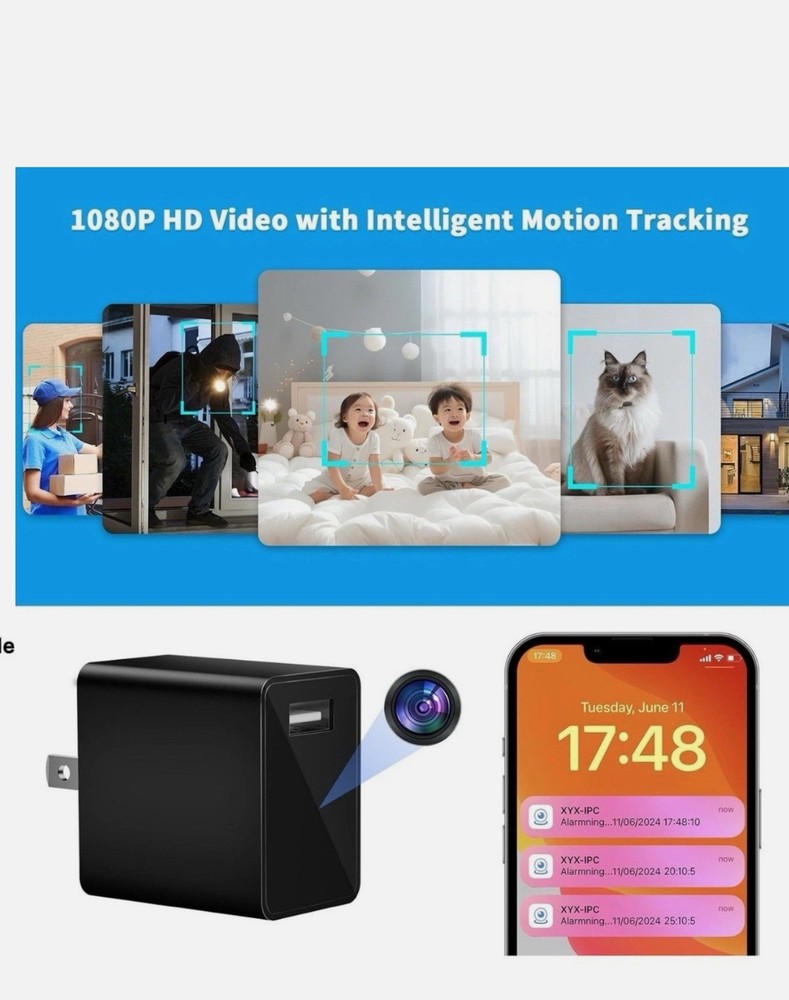 Cámara con cargador USB