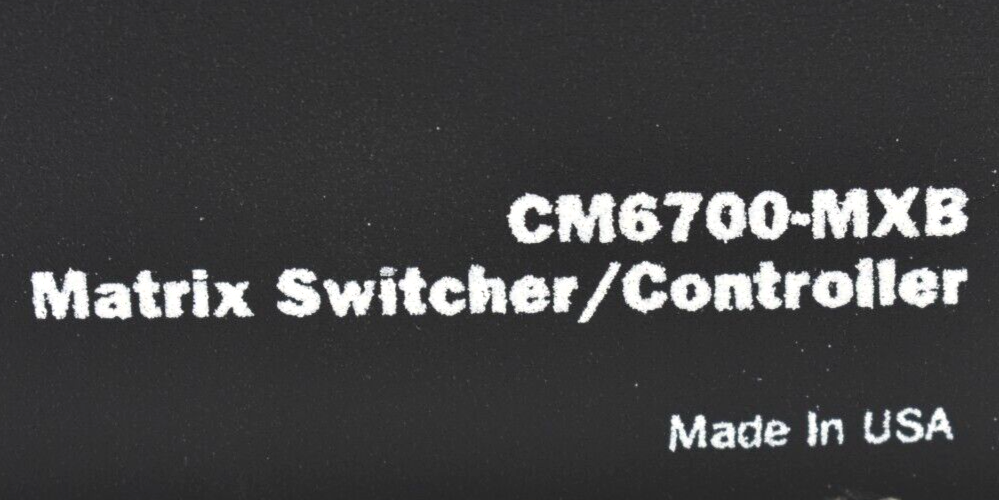 Pelco CM6700-MXB Matrix Switcher / Controller - GREAT