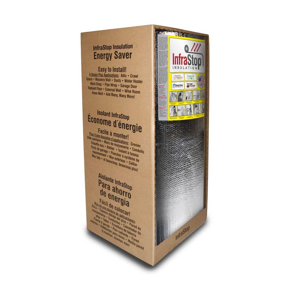 InfraStop™ 48" x 100' Double Bubble Reflective Foil Insulation