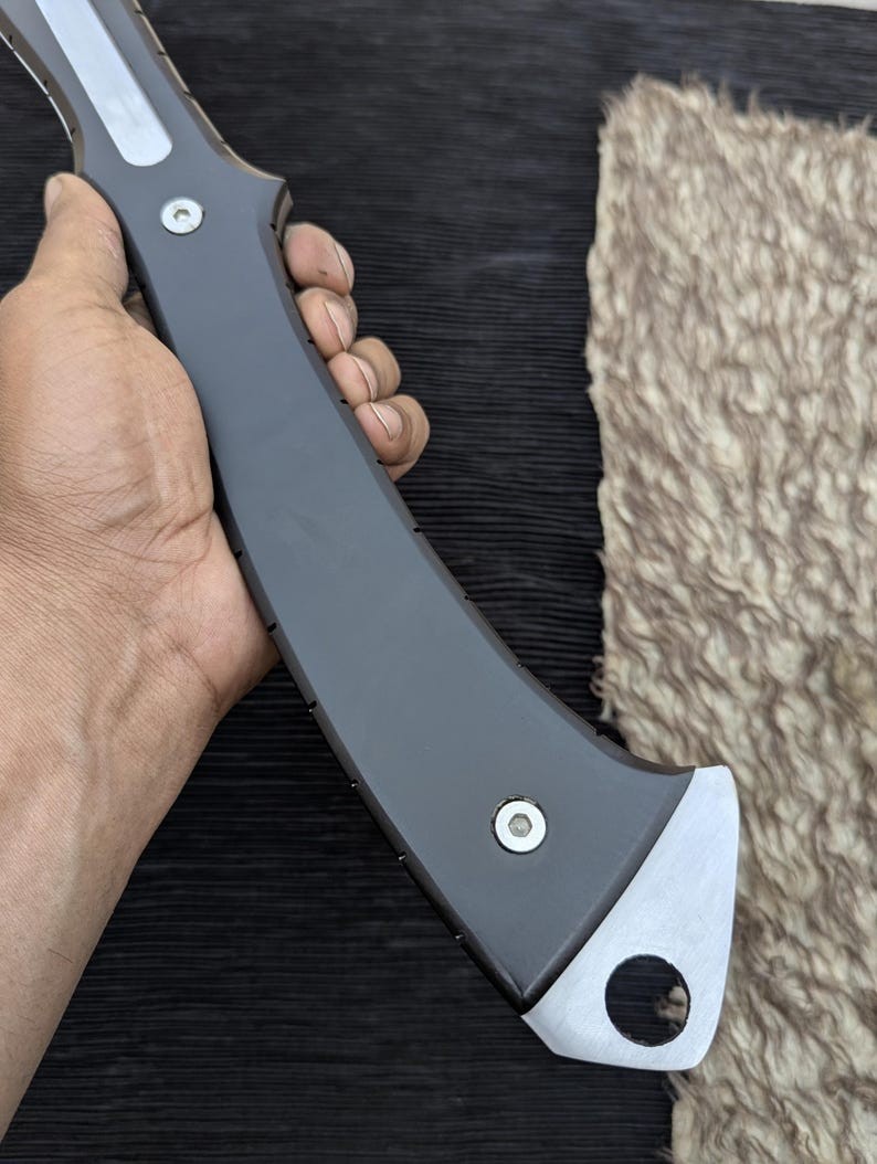 Custom Handmade Carbon Steel Blade Resident Evil Leon Axe | Hunting Axe Camping