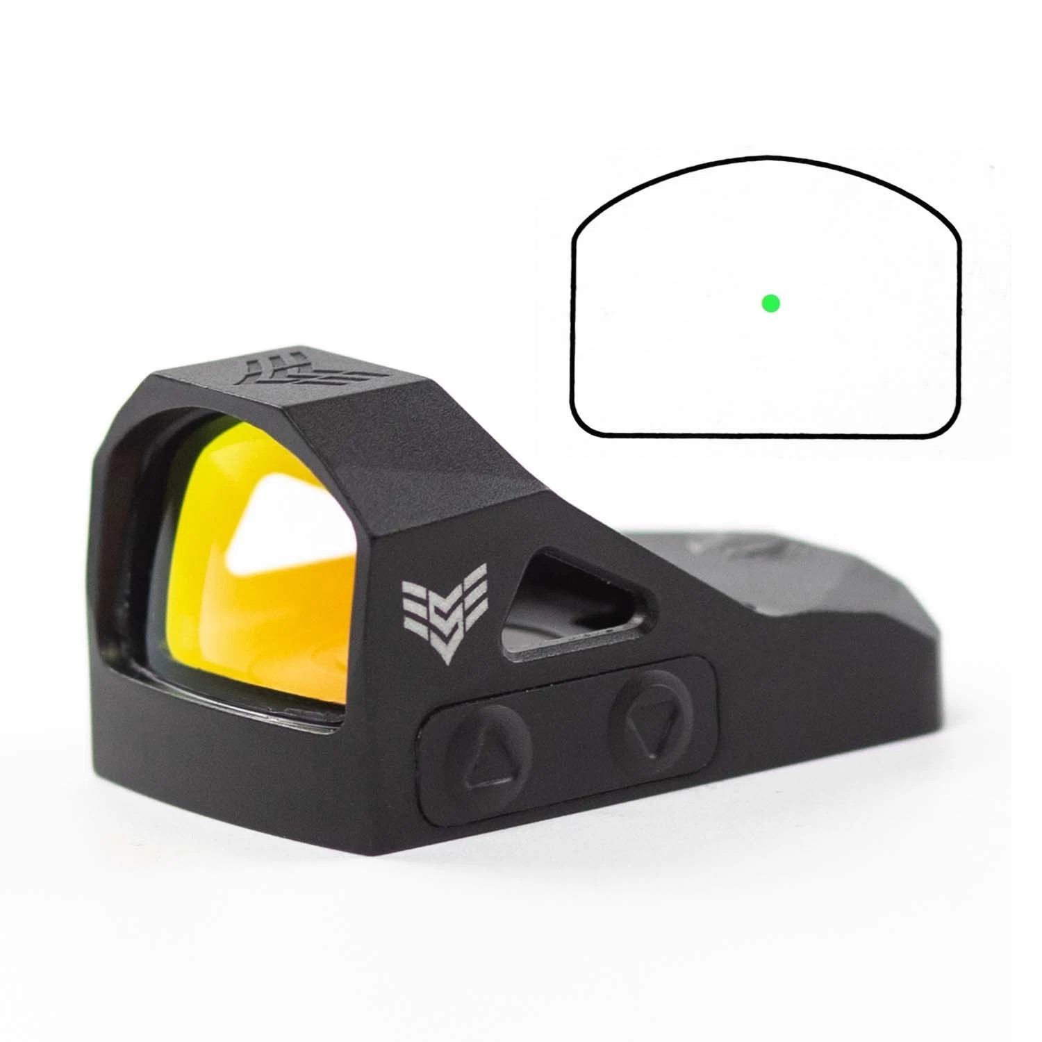 Swampfox Liberty Micro Reflex 3MOA 1x22mm Green Dot Sight For RMR Footprint New