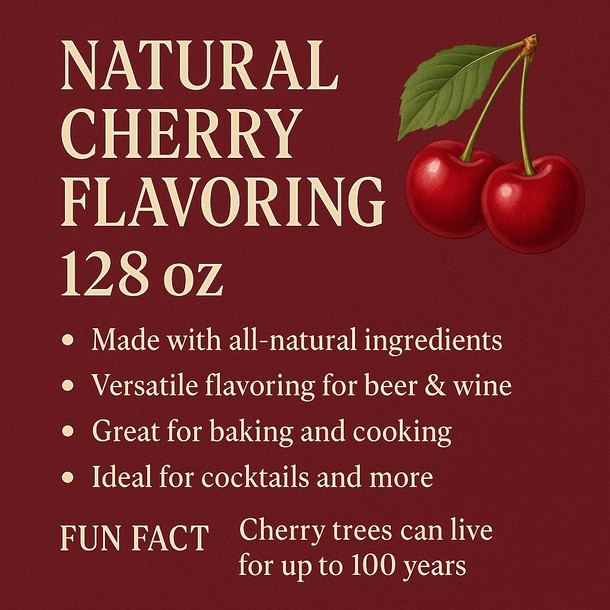 Brewers Best Natural Cherry Flavoring 128 oz