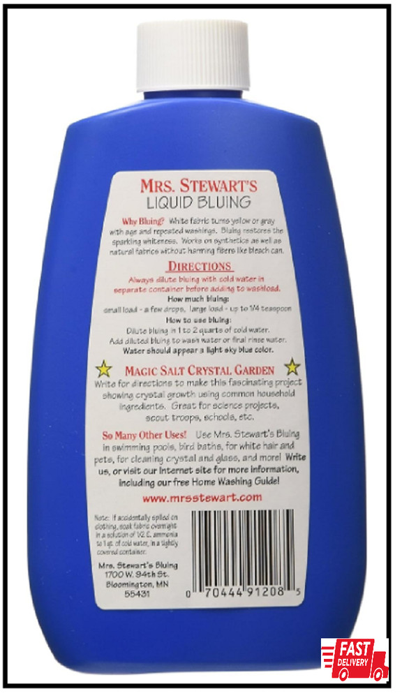 Mrs. Stewart's Concentrated liquid bluing , 8 ounce
