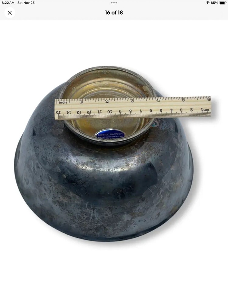 Reed Barton Vtg Silver Plated Steel Serving Set Bowl Plates USA Dining Ware HTF