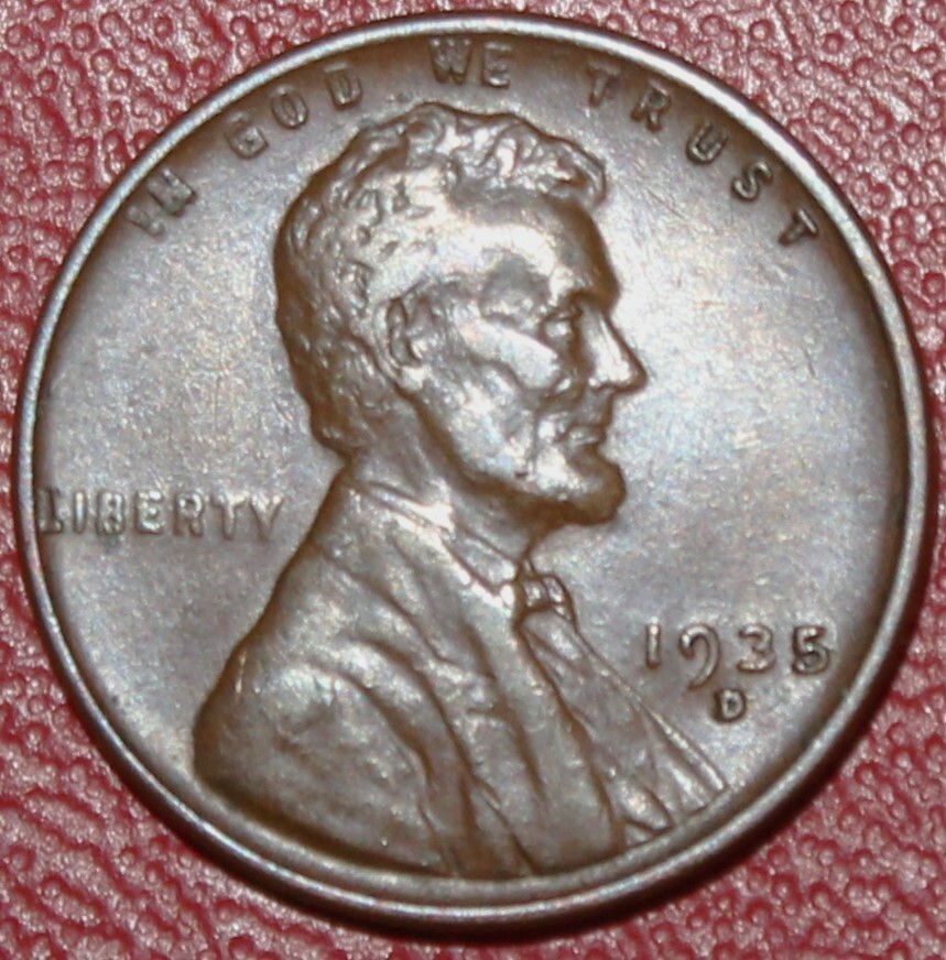 1935-D 1C BN Lincoln Cent  UNC  2126