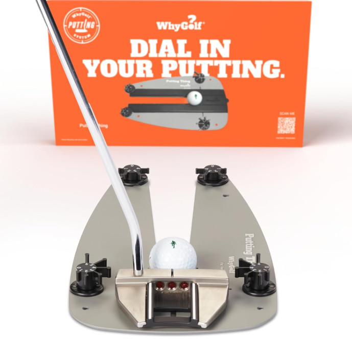 Putting Thing – Golf Training Aid for Accuracy & Green Reading Tool Practice Set