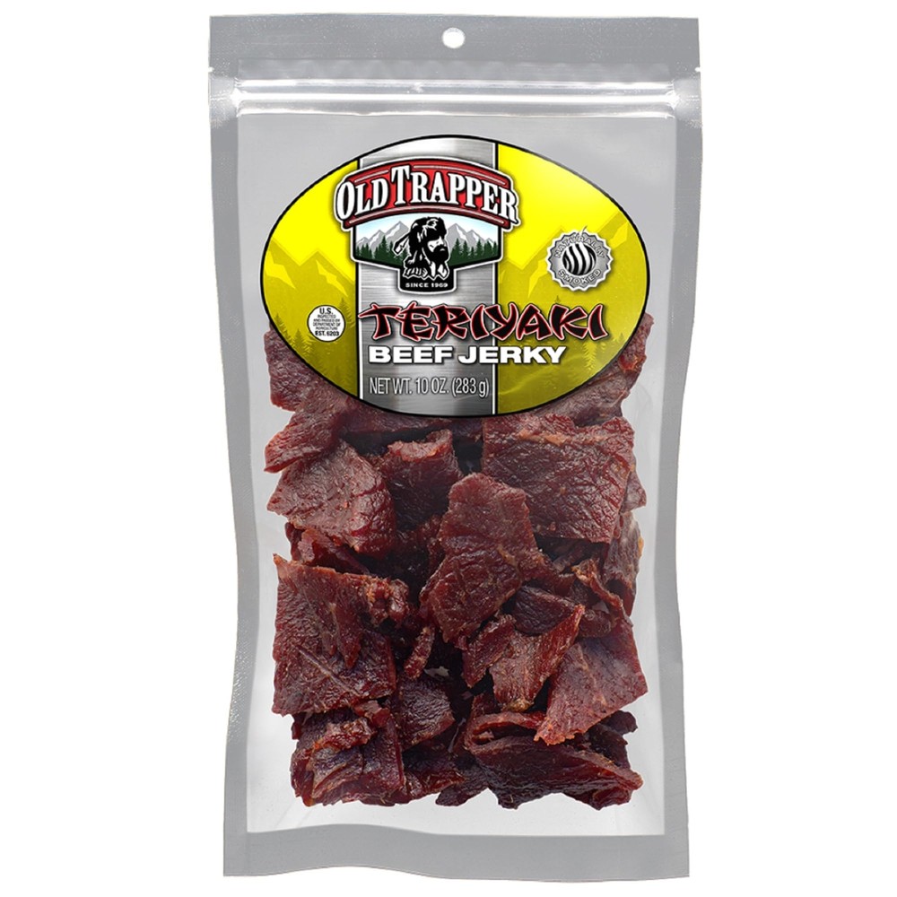 Old Trapper Teriyaki Beef Jerky, 10 oz