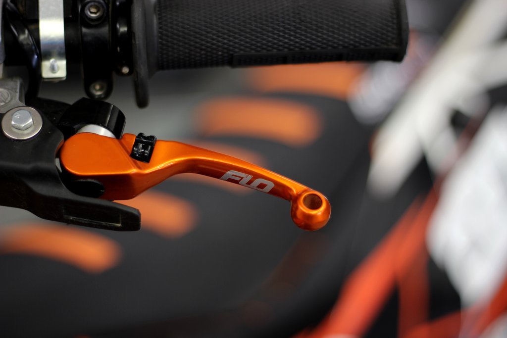 KTM 125-530cc BREMBO FLO MOTORSPORTS PRO 160 BRAKE LEVER ORANGE