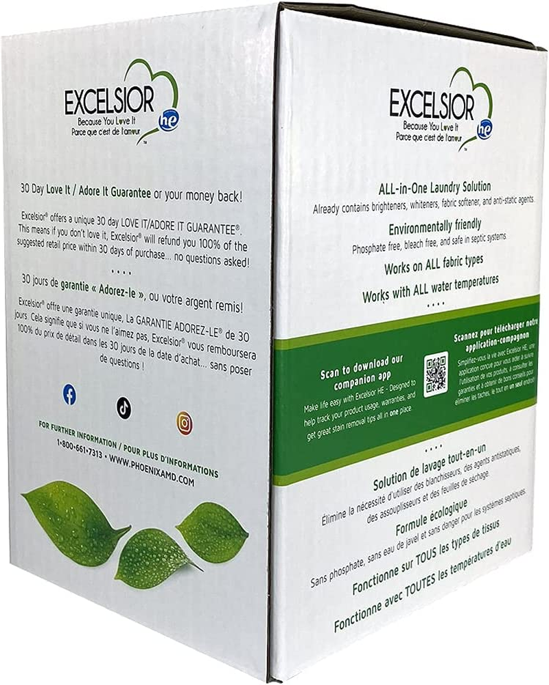 Excelsior Laundry Detergent with Stain Remover