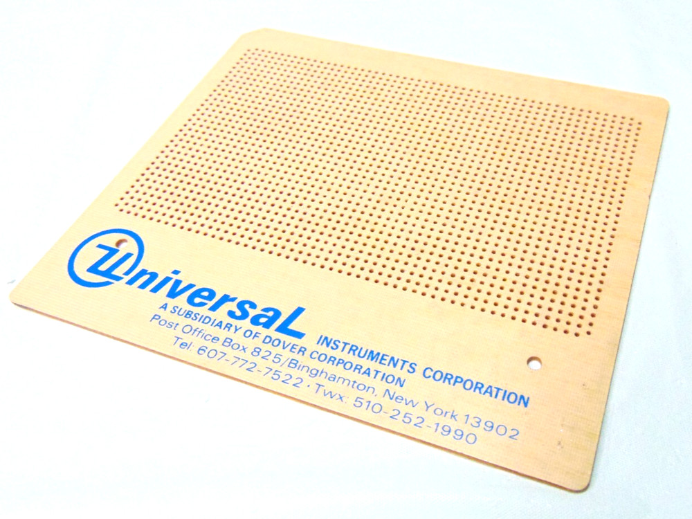 Universal Instruments 5"x6" PCB Prototyping Perf Board Breadboard Circuit Board