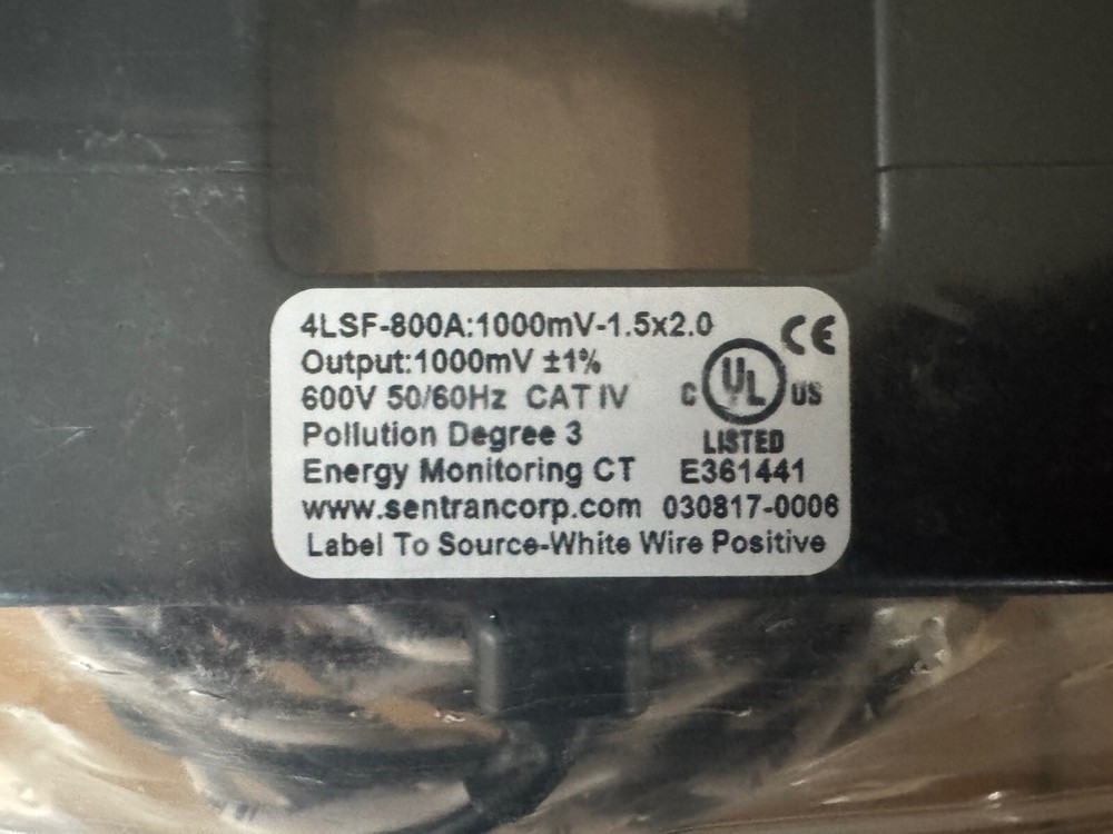 800A Current Transformer CT 4LSF-800A 1000mV-1.5x2.0