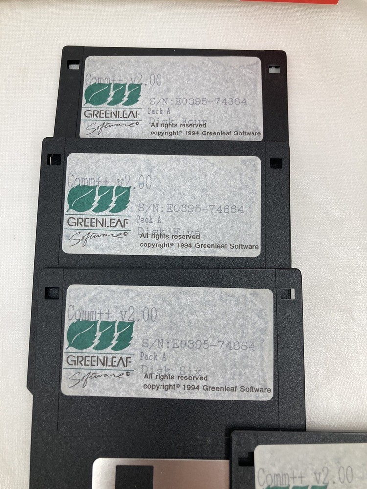 Greenleaf Software Comm ++ V2.0 Communication Library for C++ 1994 Programming