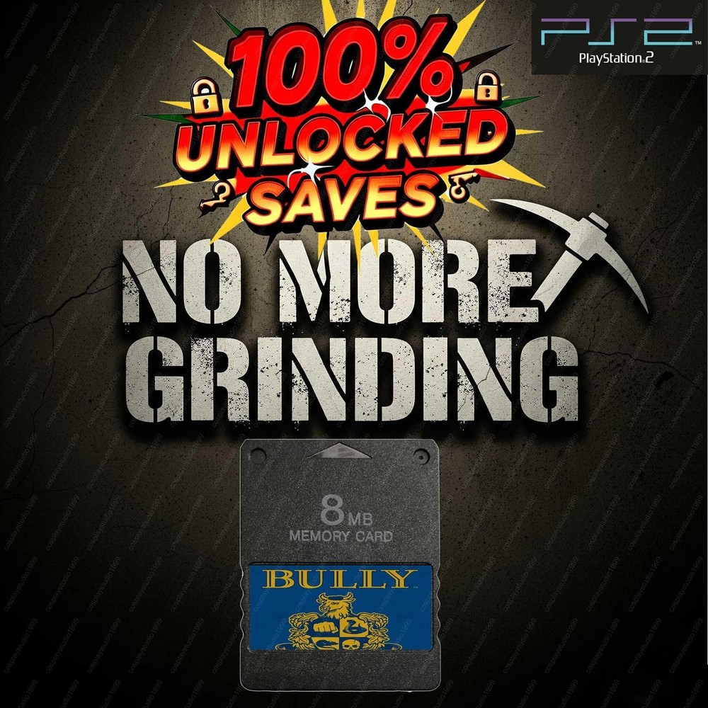 Bully PS2 Memory Card Cheats