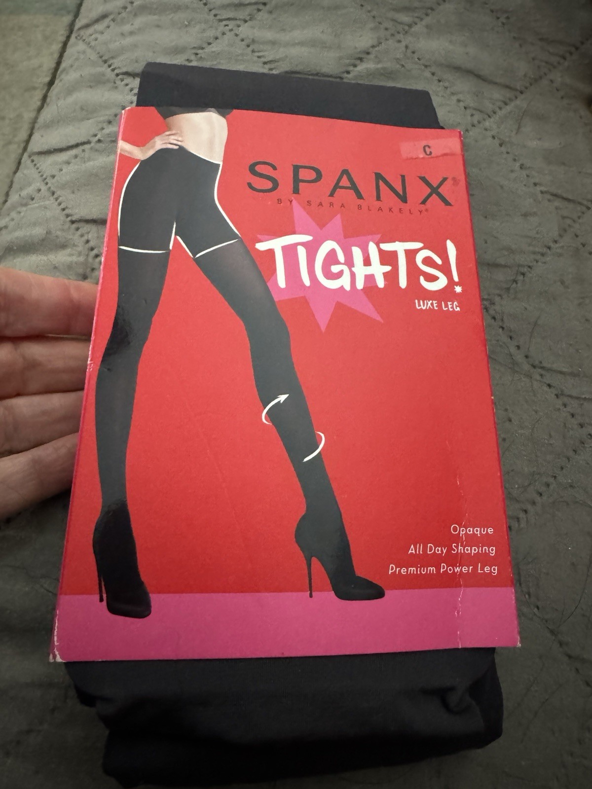 Spanx Luxe Legs Tights C Charcoal Size C