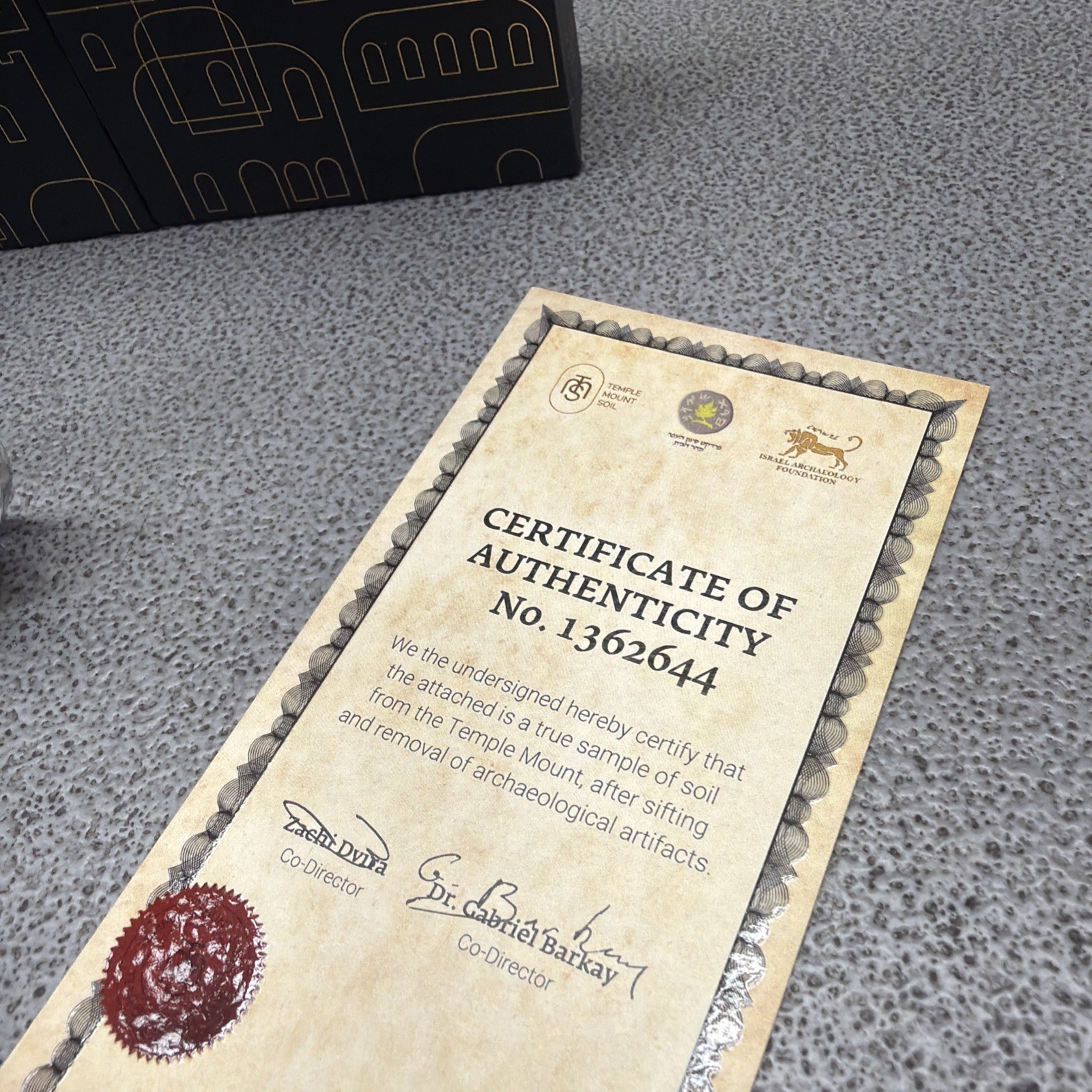 Authentic Temple Mount Sacred Soil Gift Set Holy Land Gifts from Jerusalem