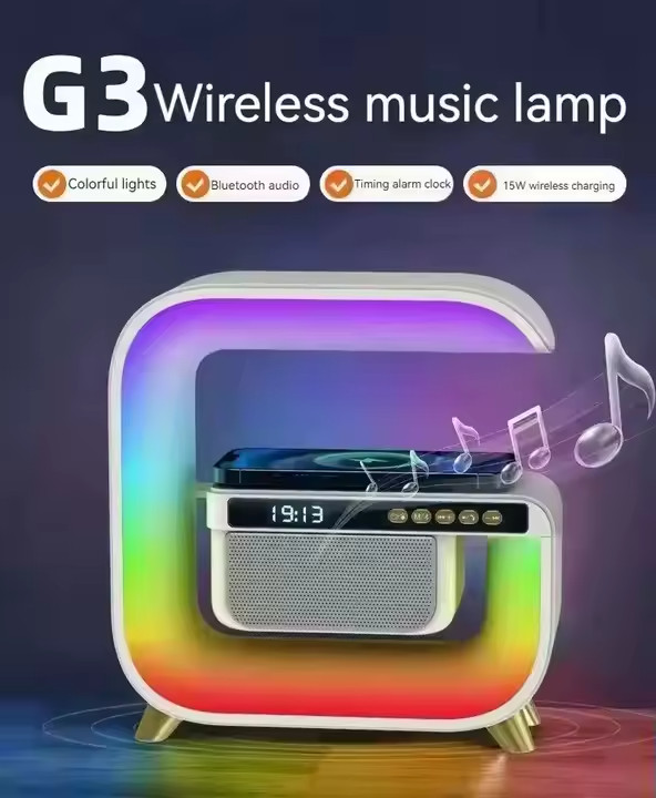 G3 Wireless Charging BT Speaker Alarm Clock Wireless Mobile Phone Multifunction