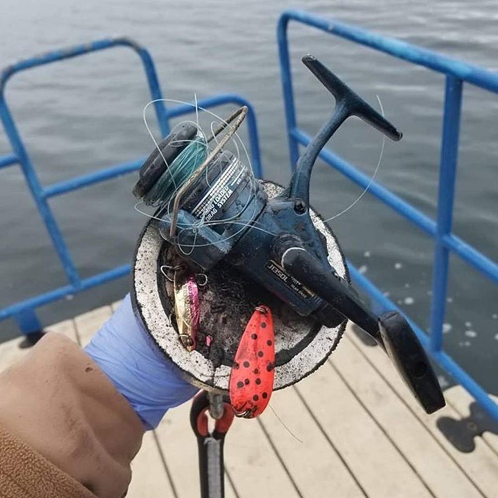 Double-Sided Magnet Fishing Kit with Case, 1000LBS Strong Pulling Force Fishi...
