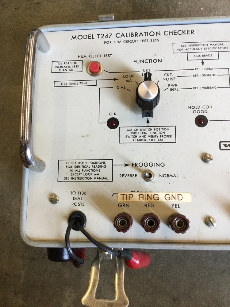 WILCOM PRODUCTS T247 CALIBRATION CHECKER