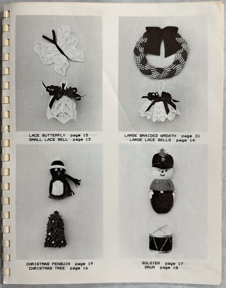 Machine Knitting - Christmas Keepsakes By Glenda Overmann