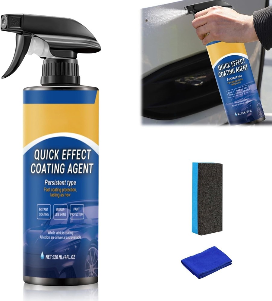 Multi-Surface Quick Effect Car Coating Spray - Effortless Shine & Protection