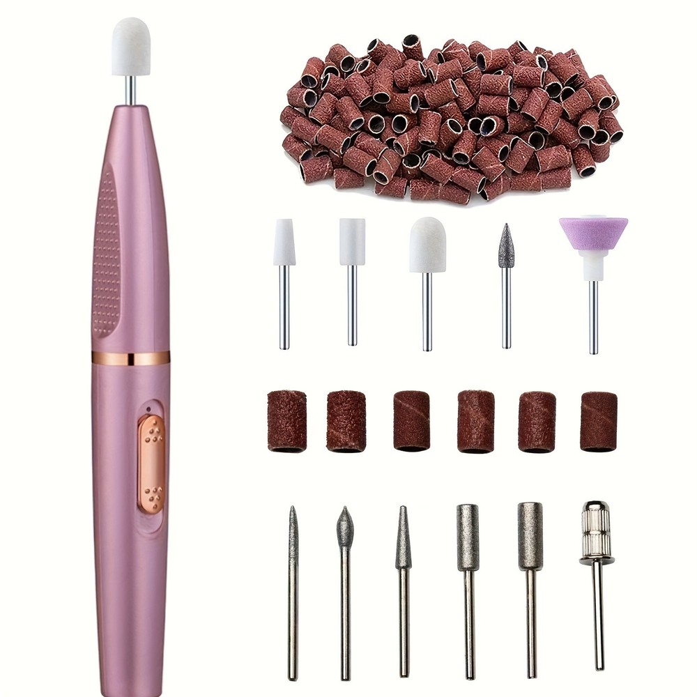 Electric Nail Drill Kit - Multi-Function Manicure Tool for Polishing & Shaping