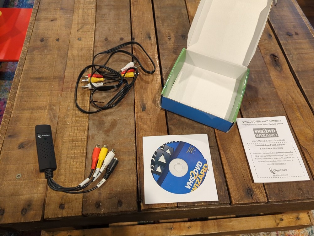 VHS To DVD Wizard Software | USB Video Capture Device Grabber | Digital Video