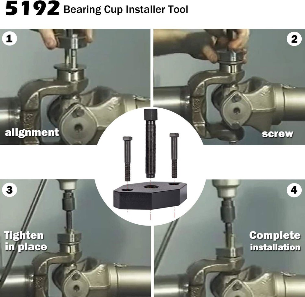 5192 Bearing Cup Installer Tool & 10102 Universal Joint Puller for Spicer Series