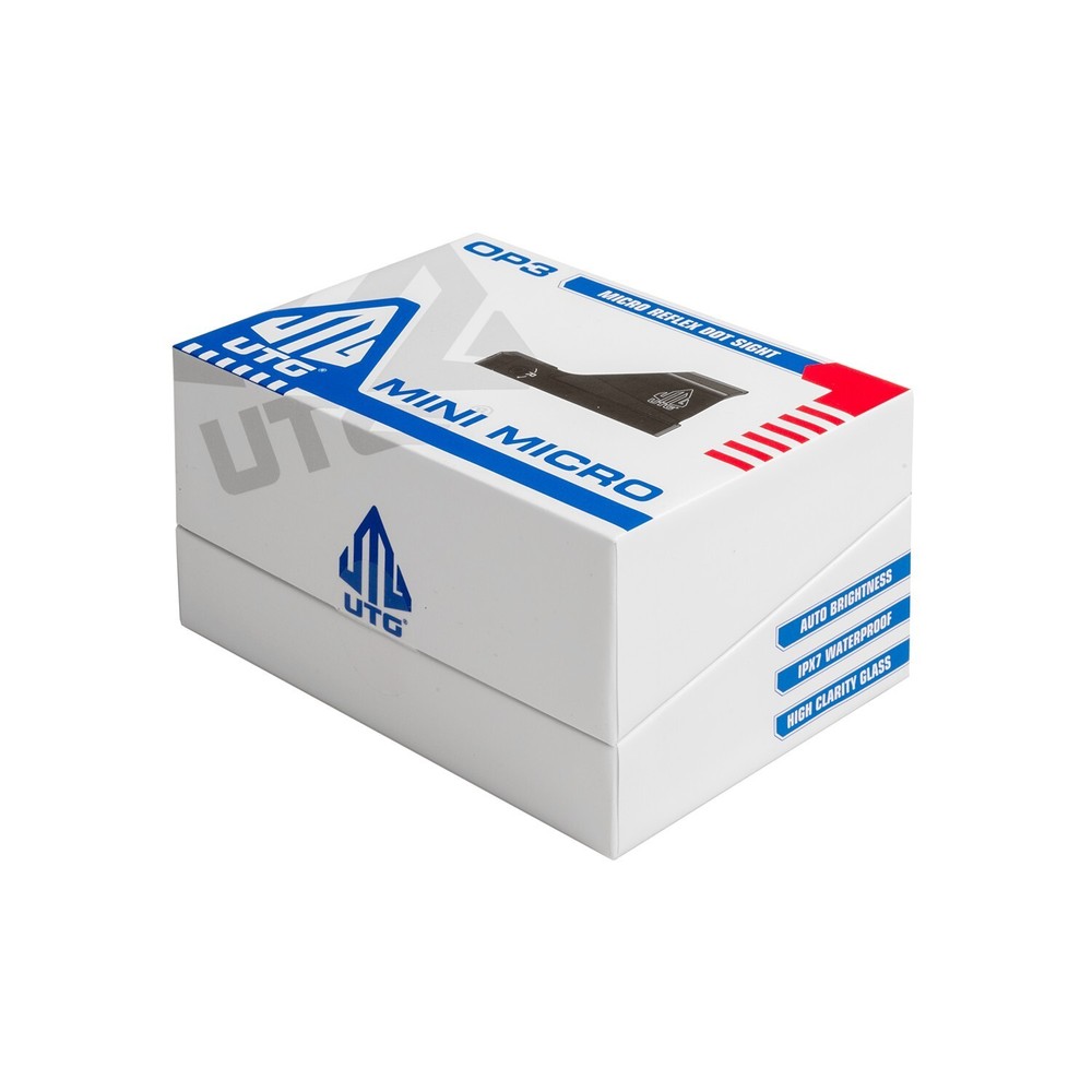 UTG OP3 Mini Micro 3 MOA Red Dot Sight, Shield RMSc Compatible #OT-RDM16R