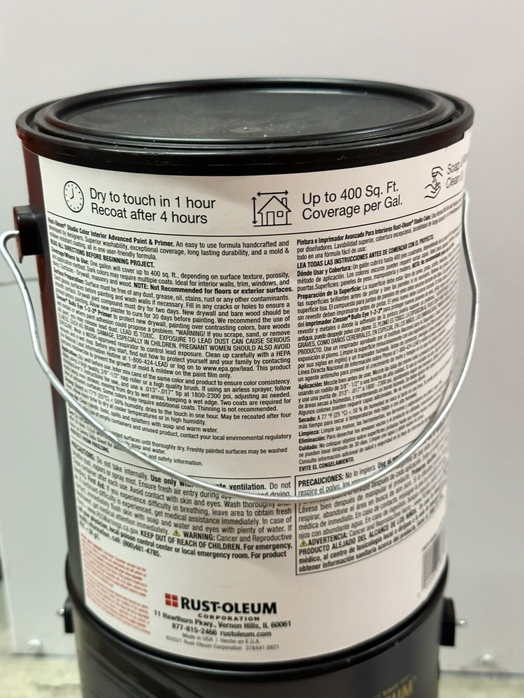 Rust-Oleum Studio Color Accent Tint Base Interior Paint Primer Eggshell