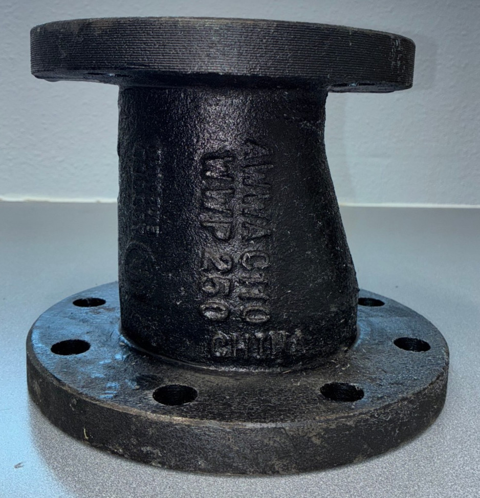 Service Metal (DI1FCR04X03.0) C110 4" X 3" Flanged Econcentric Reducer