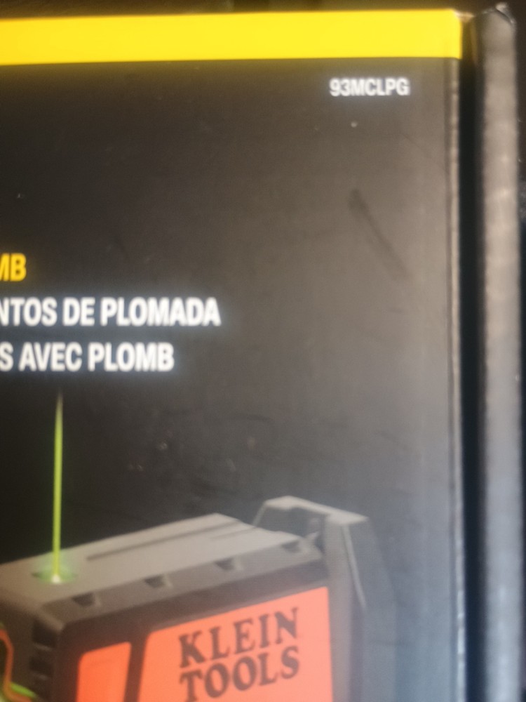 klein Tools 93mclpg Green Coss Line Laser Level With Plumb