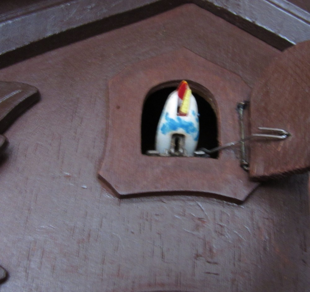 Large Black Forest Three Bird Cuckoo Clock 8-Day Weights Driven