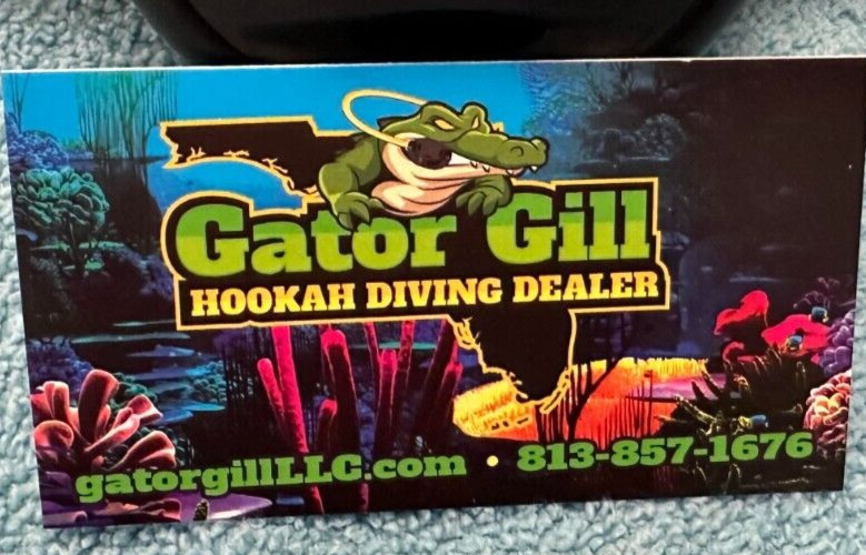 HOOKAH DIVING"GUPPY" 1-gallon compact Dive Compressor 12 volt 2.0 CFMs w/filter.