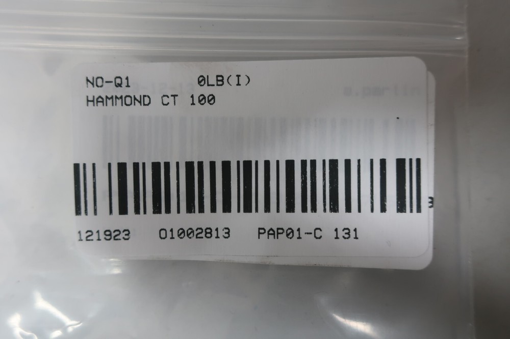 Hammond CT 100 Current Transformer 100-5a 2va