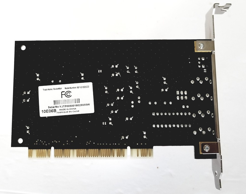 Rocketfish PCI Sound Card RF- 51SDCD