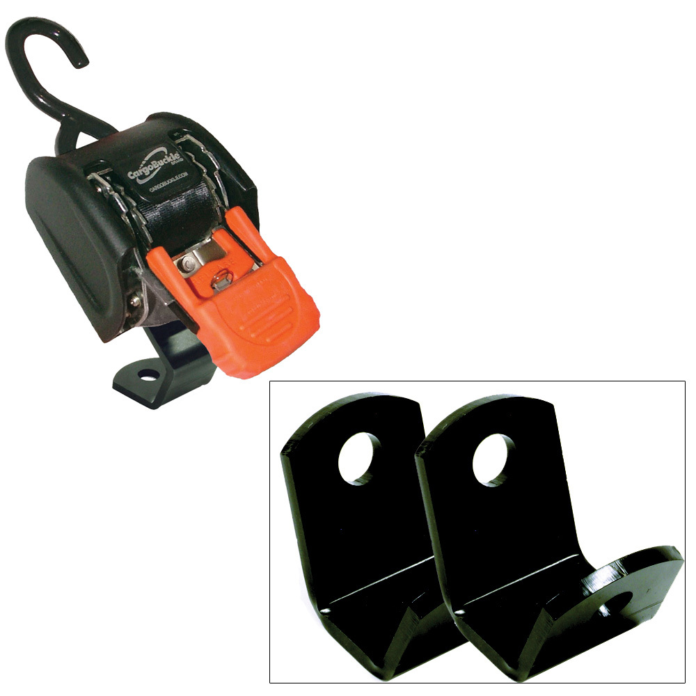 CargoBuckle Mounting Bracket Floor Mount Pair Tie Down Anchor F16777