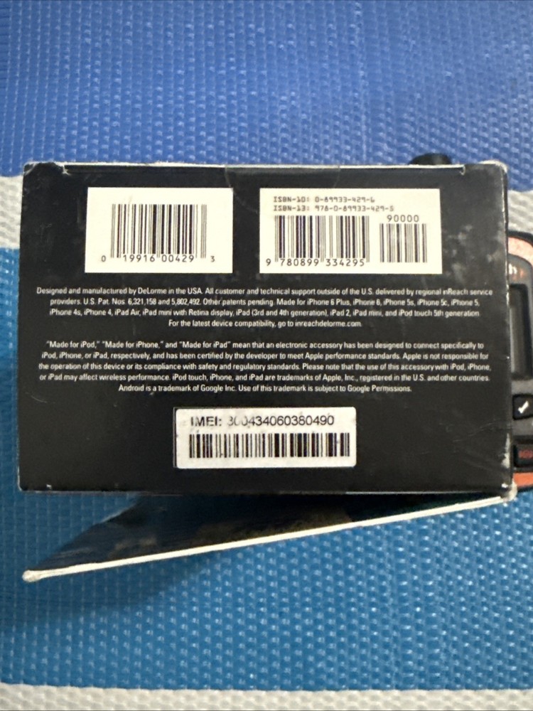 Garmin/Delorme Inreach explorer (open Box)