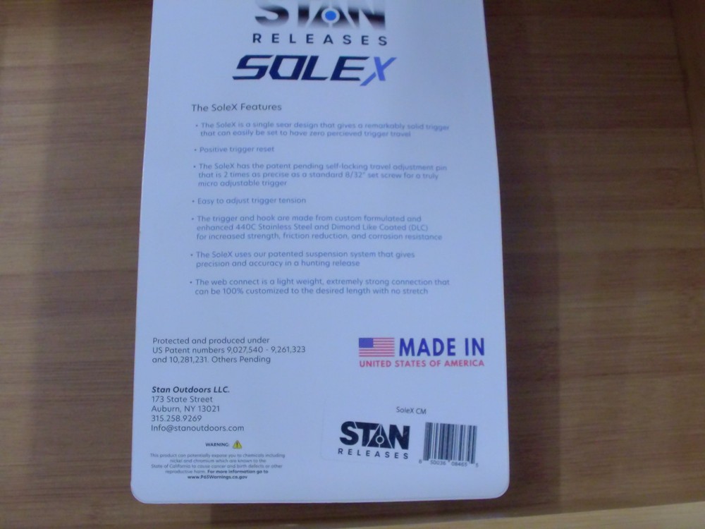 Stan Solex CM Release With Buckle Strap-NEW