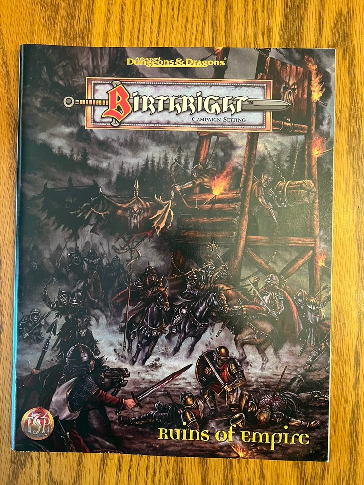BIRTHRIGHT CAMPAIGN SETTING Dungeons & Dragons 1995 Boxed Set 100% Complete & NM