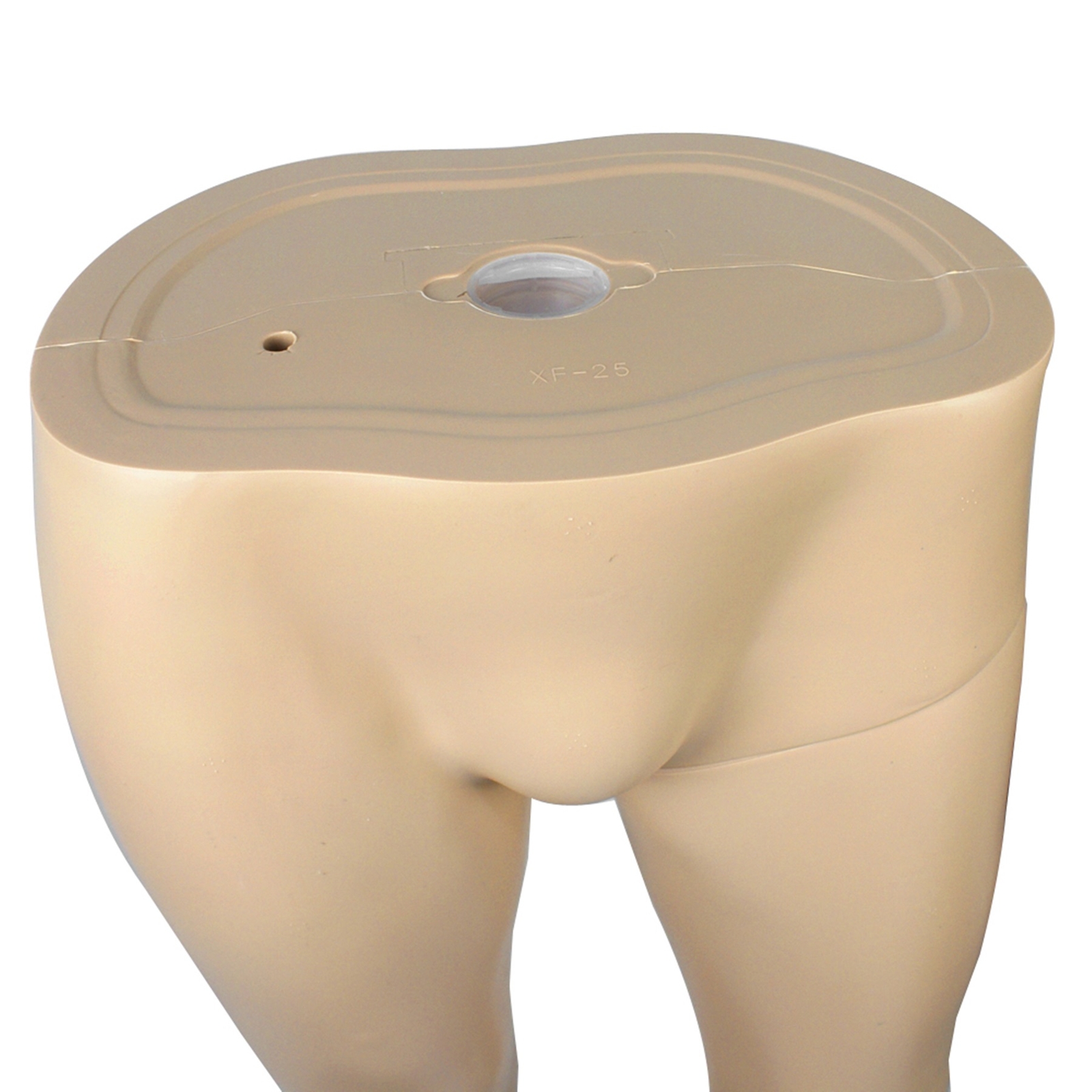 72"H Male Mannequin Full Body PP Realistic Display Head Turns Dress Form w/Base