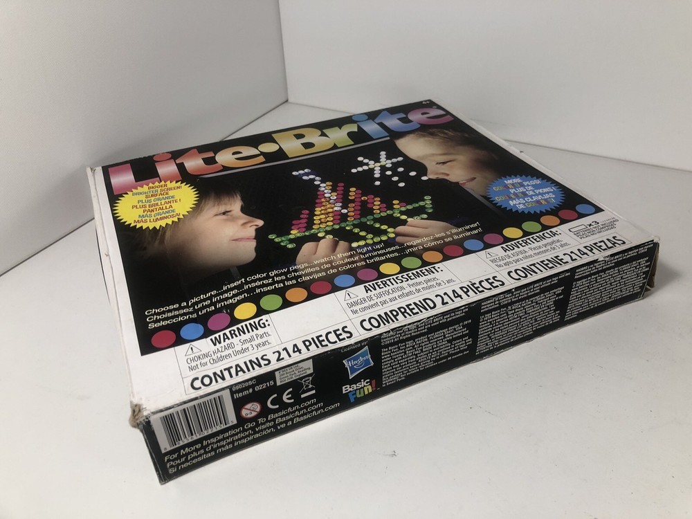 Lite Brite Classic Vintage Board Pegs Paper Working