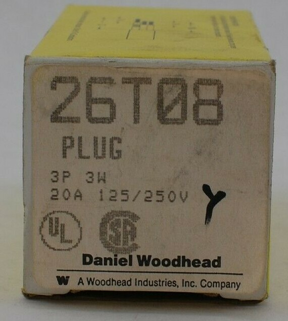Woodhead 26T08 Plug