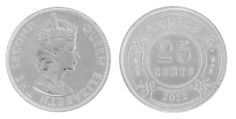 Belize 1 Cent - 1 Dollar 6 Pieces Set, 2000-2013, KM #33a-99, Mint