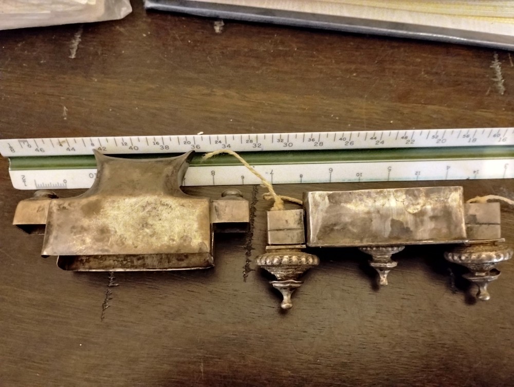 Antique Judaica Silver Scroll Amulet Holder