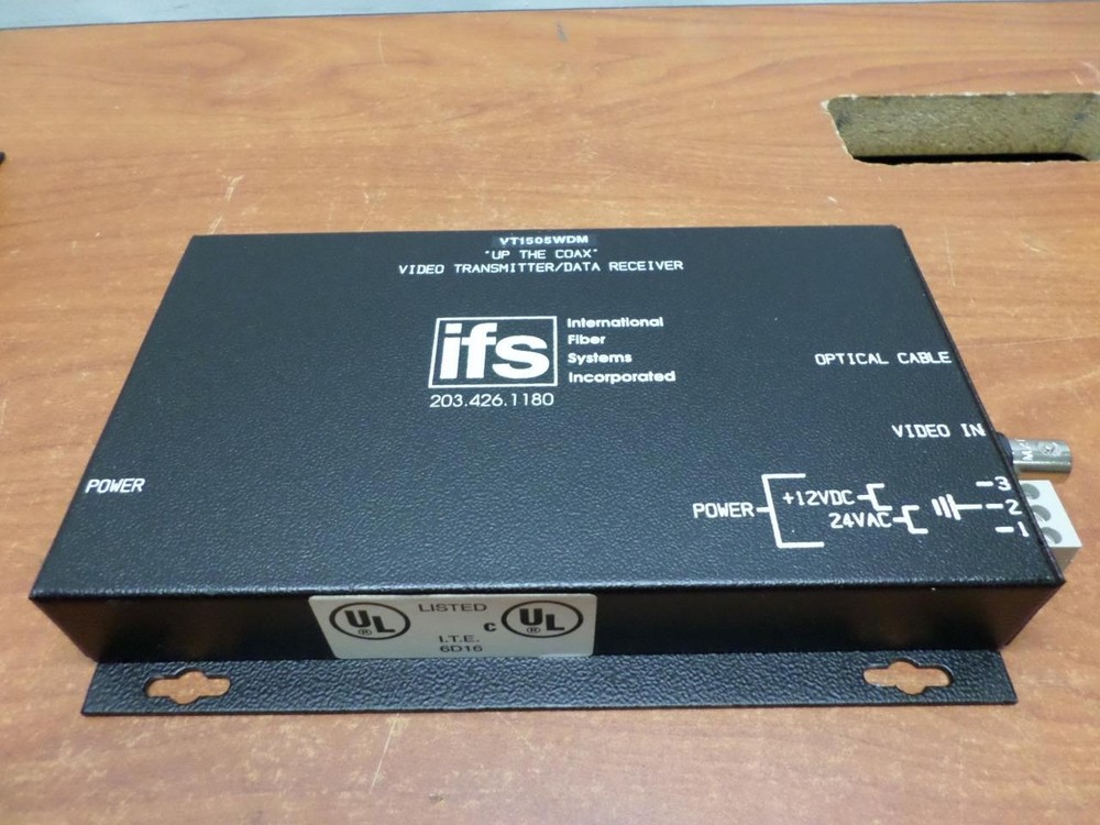 IFS VT1505WDM Video Transmitter & Data Receiver